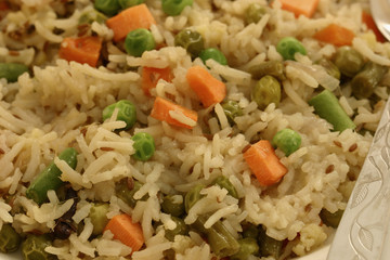 Vegetable Biryani - A popular Indian veg dish 