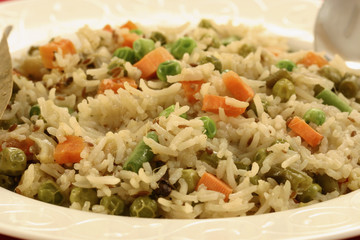Vegetable Biryani - A popular Indian veg dish 