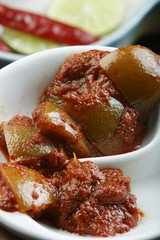 Hot Lemon Pickle - A popular spicy Indian Pickle made of Lemon