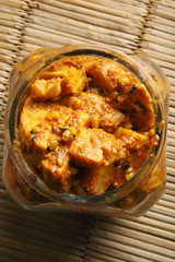Kachalu Pickle - A popular spicy Indian-Sindhi Pickle 