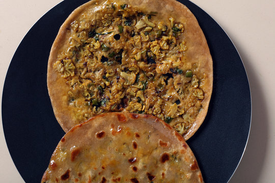 Parotta, Indian Flat Bread.