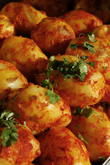 Chaat stall on the streets of Rajasthan.