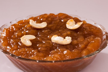 Mysore Pak- Sweet dish made from lentil flour.