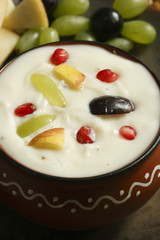 Fruits Shrikhand or shrikhand is an Indian sweet