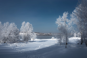 Obraz na płótnie Canvas Russian winter