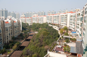 dormitory area in china