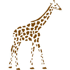 Giraffe Afrika Savanne Gehen Muster Design