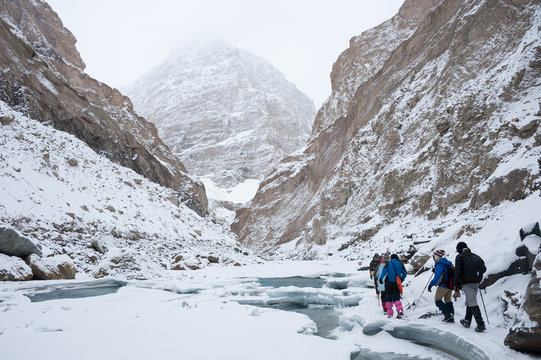 Chadar Trek or Frozen Zanskar River Trek, Ladakh, India