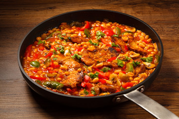 Stew - roasted meat and vegetables