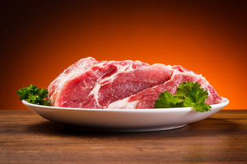 Fresh raw pork