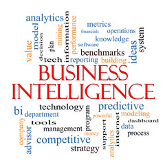 Business Intelligence Word Cloud Concept