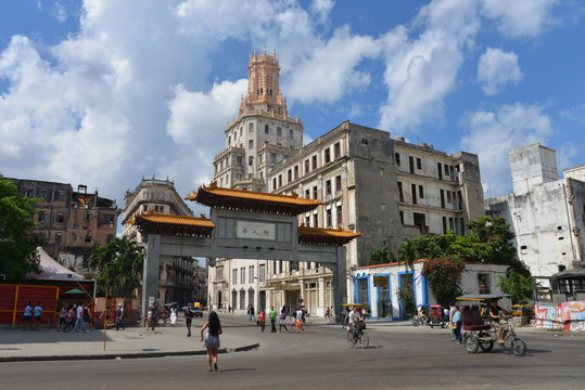 Chinatown, Havana in Cuba