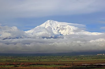 Foto op Canvas Ararat mountains - view from Armenia side © nikidel