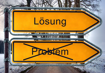 Strassenschild 4 - Lösung