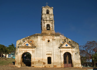 Fototapeta na wymiar Kościół Santa Ana, Trinidad, Kuba
