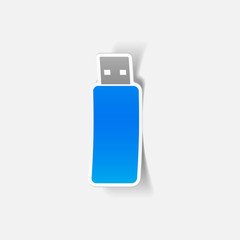 realistic design element: usb