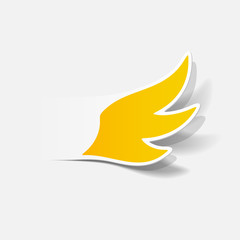 realistic design element: wing