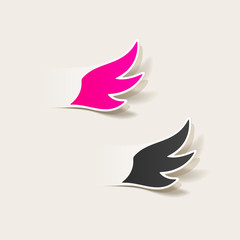 realistic design element: wing
