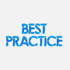 realistic design element: best practice