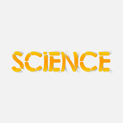 Fototapeta premium realistic design element: science