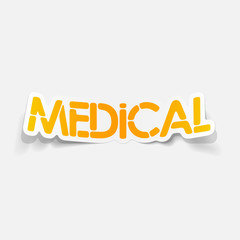 realistic design element: medical
