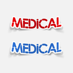 realistic design element: medical