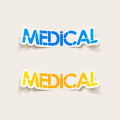 realistic design element: medical