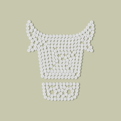 pill, tablet, cow