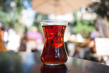 turkish tea on table