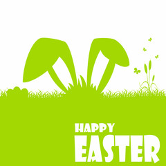 Happy easter cards illustration