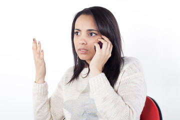 woman with a smartphone