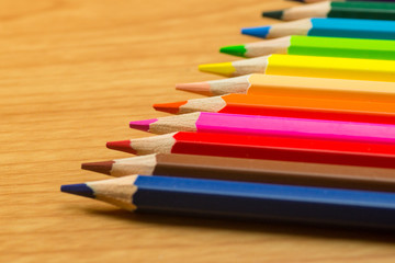 Naklejka premium 色えんぴつ