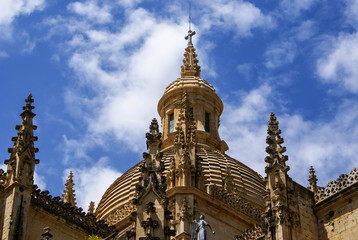 Fototapeta premium Segovia Cathedral, a Roman Catholic religious church in Segovia,
