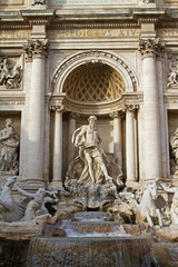 Naklejka premium Trevi Fountain