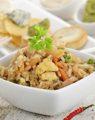 Rice With Chicken And Vegetables