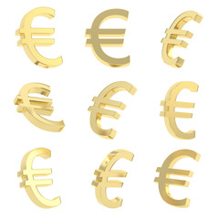 Euro currency sign render