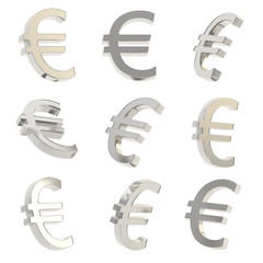 Euro currency sign render