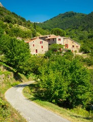 Magnifique village de Provence en Ardèche, France