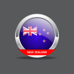 New Zealand Flag Vector Icon