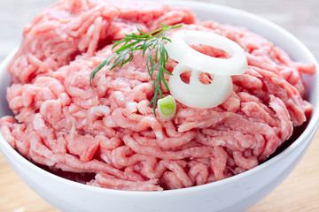 minced meat in a bowl