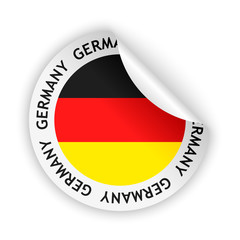 vector flag bent sticker