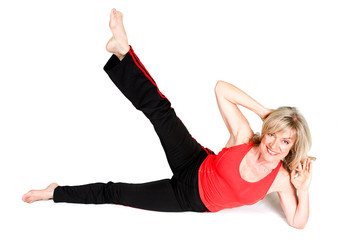 Sexy Senior Stays Fit