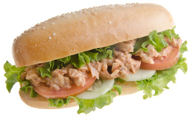 sandwich isolated on white background