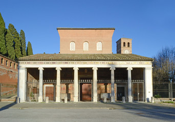 Basilica di San Lorenzo Fuori le Mura - obrazy, fototapety, plakaty