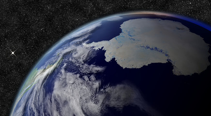 Antarctica from space