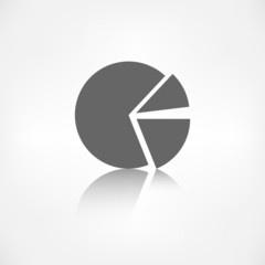 circular diagram web icon
