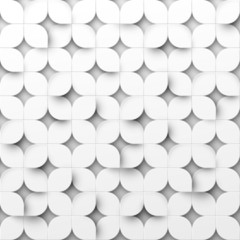 White vector geometric background