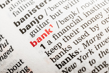 Bank Word Definition