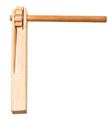 treshchotka (clapper) russian musical instrument