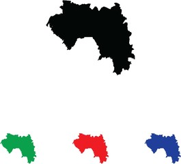 Icon Illustration with Four Color Variations